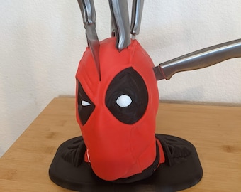 Deadpool Knife Block - 3D printed