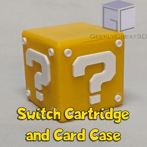 Frageblock - Nintendo Switch Patrone und Kartenetui - 3D Gedruckt