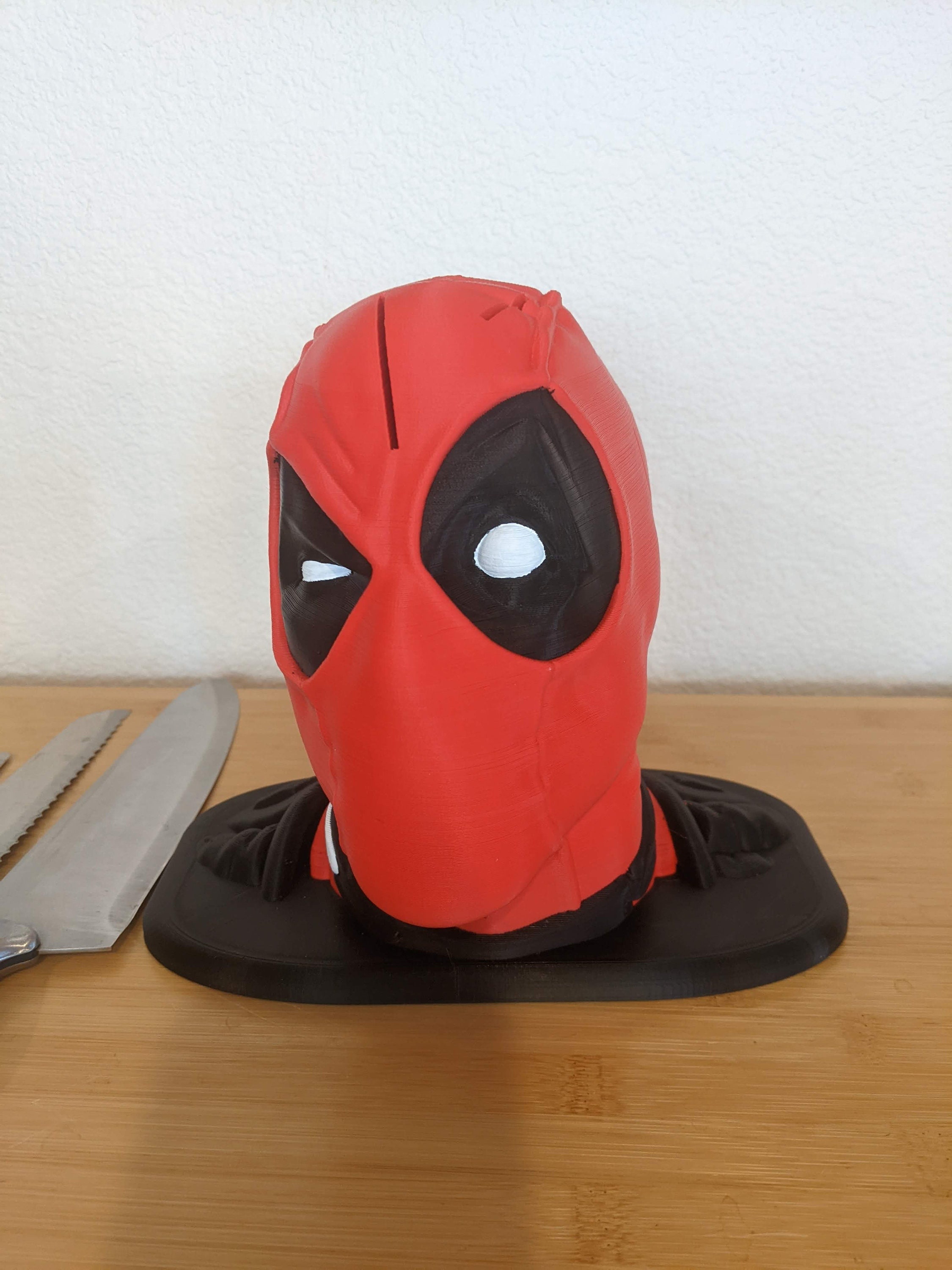 Deadpool Knife Block 3D Printed Etsy