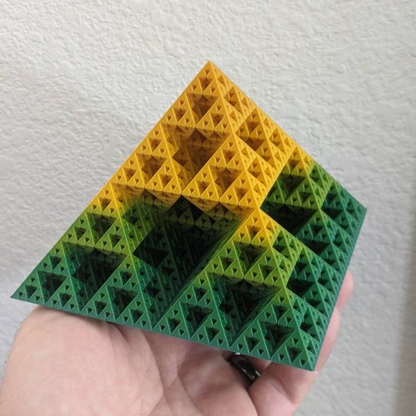 Fractal Pyramid / Sierpinski Triangle 3d Printed