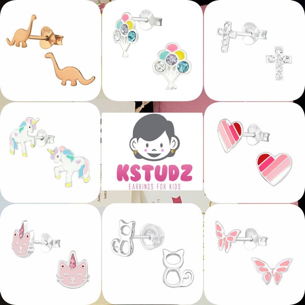 Kids Earrings Etsy