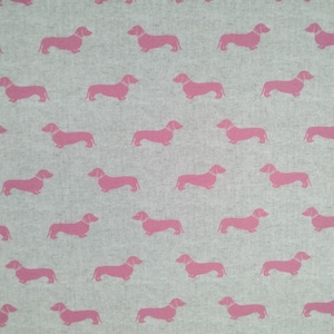 Dachshund Dog Canine Fabric Cushions Curtains Blinds Softfurnishings Drapery By The Metre