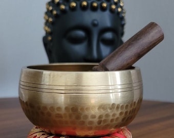 Happy New year Deal  -Tibetan Singing Bowls Set ~Meditation Sound Bowl for Yoga, Meditation, and Spiritual Healing.