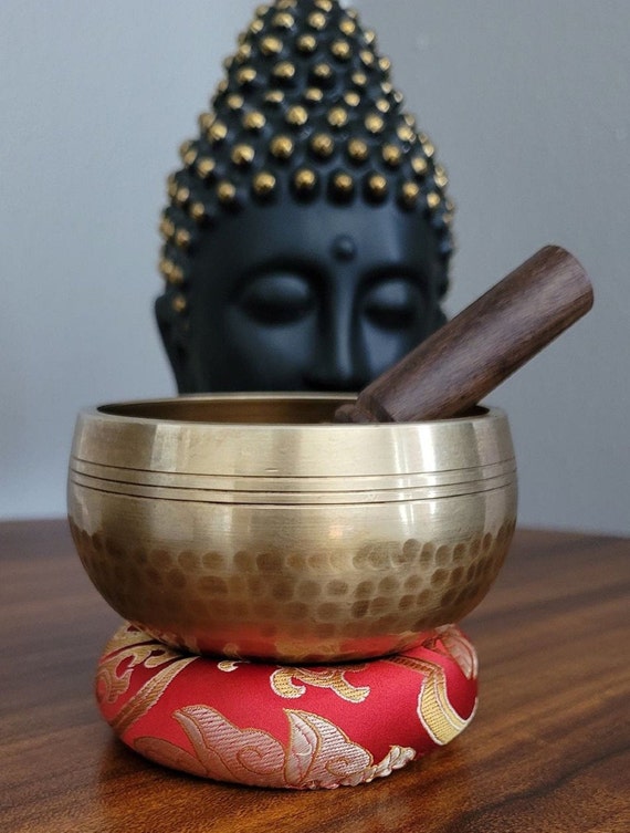 Ohm Store 4-Piece Tibetan Singing Bowl Set - Handmade In Nepal For Meditation & Yoga