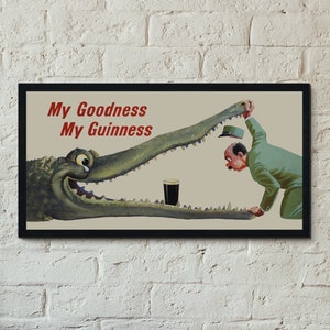 Guinness Advertising Poster - Professionally Printed - Studio Quality Guinness Print