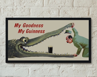 Guinness Advertising Poster - Professionally Printed - Studio Quality Guinness Print