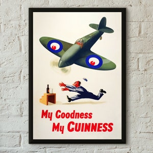 Guinness Advertising Poster - Professionally Printed - Studio Quality Guinness Print