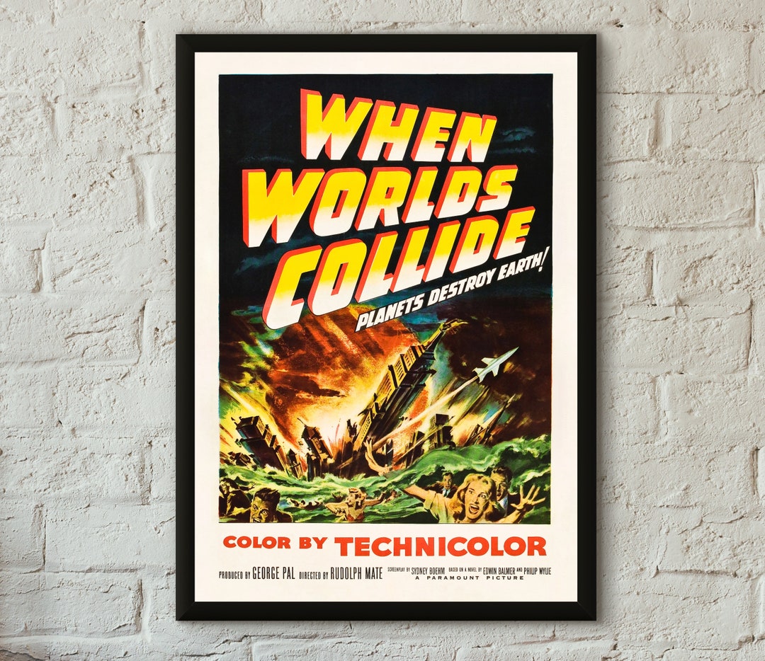 When Worlds Collide Movie Poster Professionally Printed Studio Quality ...