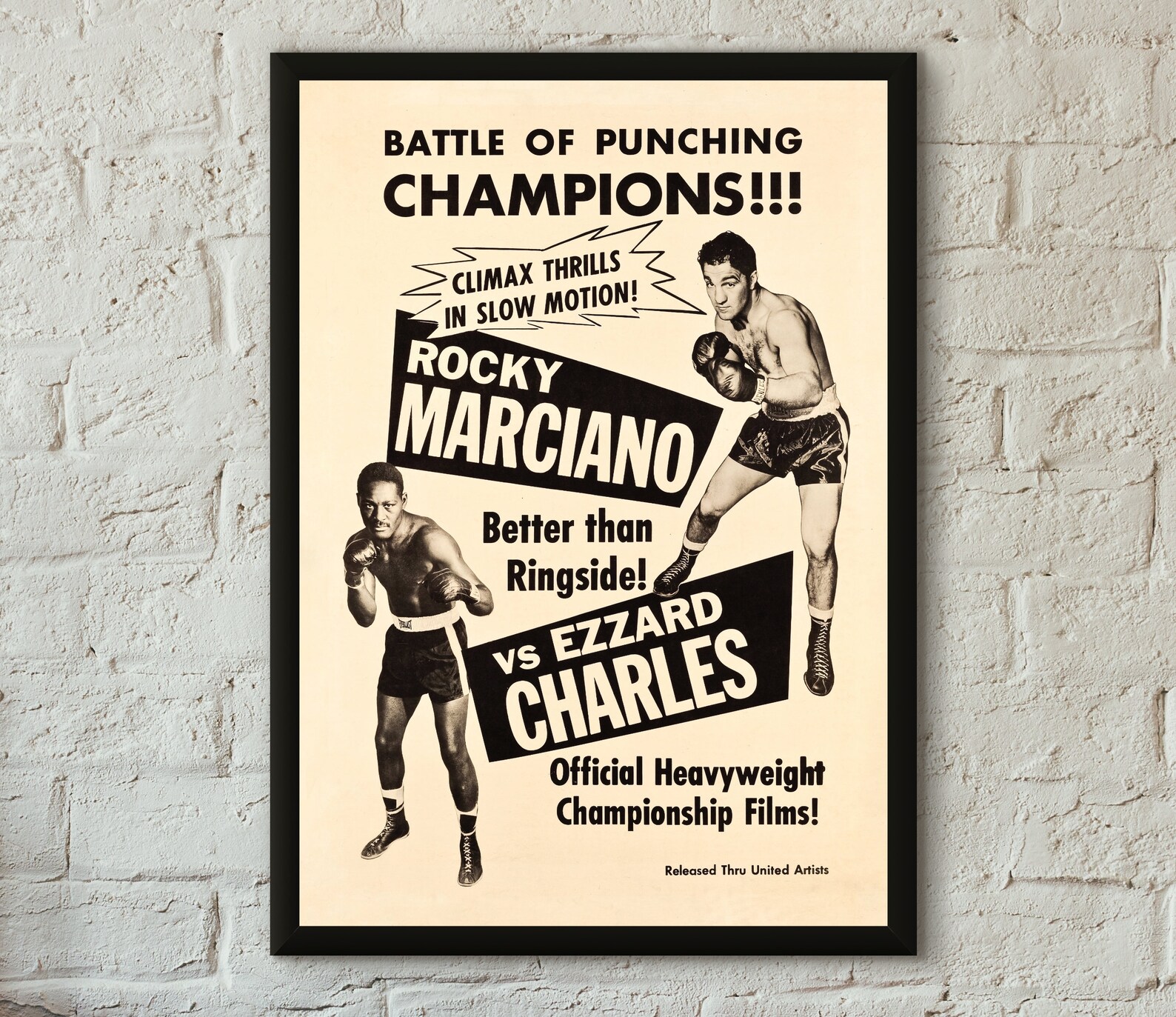 Vintage Boxing Advertising Poster Professionally Printed Etsy UK