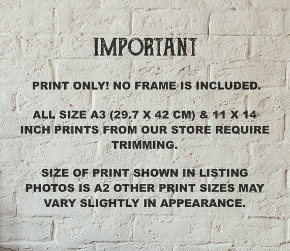 Gothic Number 13 Poster - Professionally Printed - Studio Quality 
