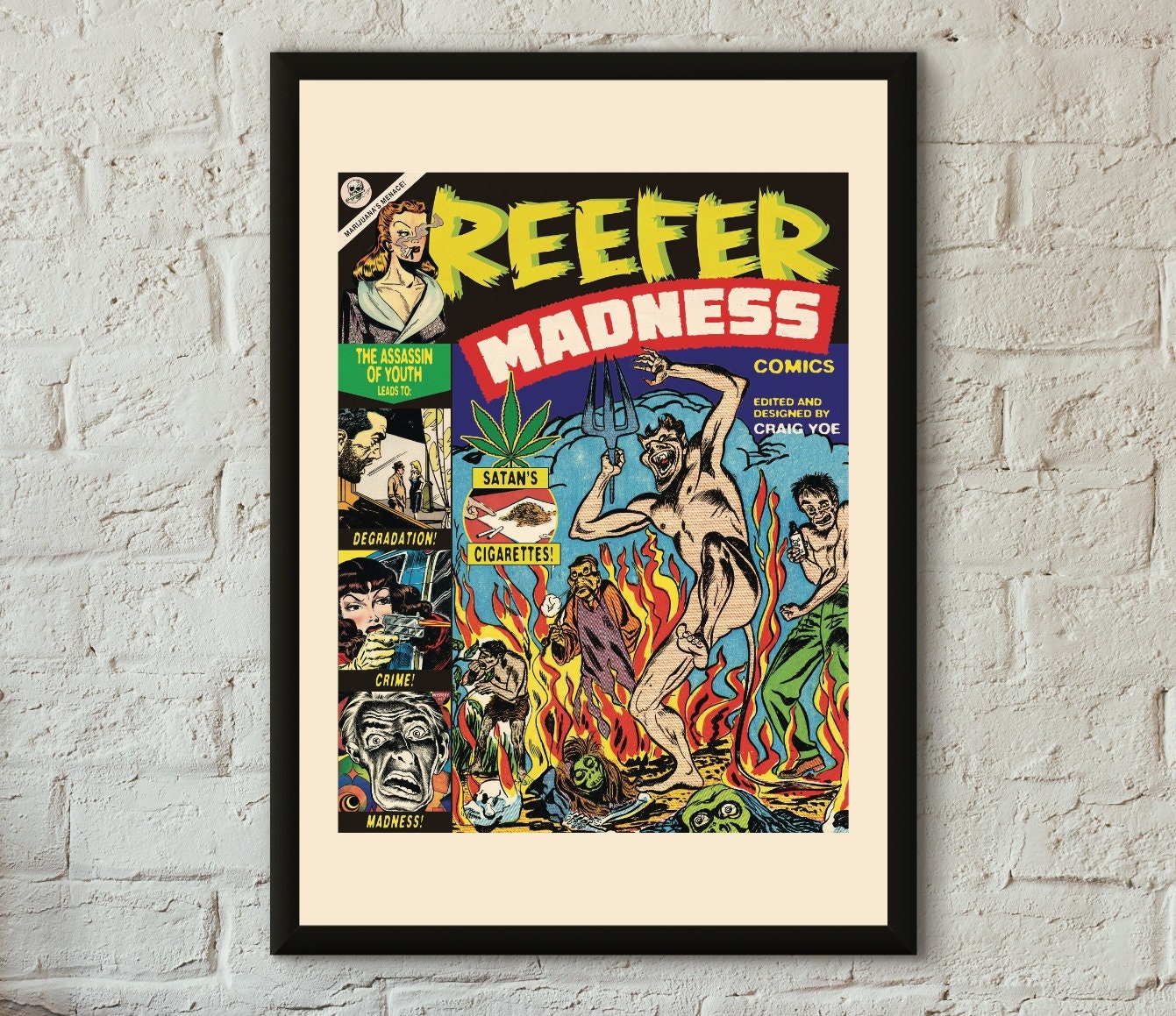 SIGNED madness 18x12 Poster 