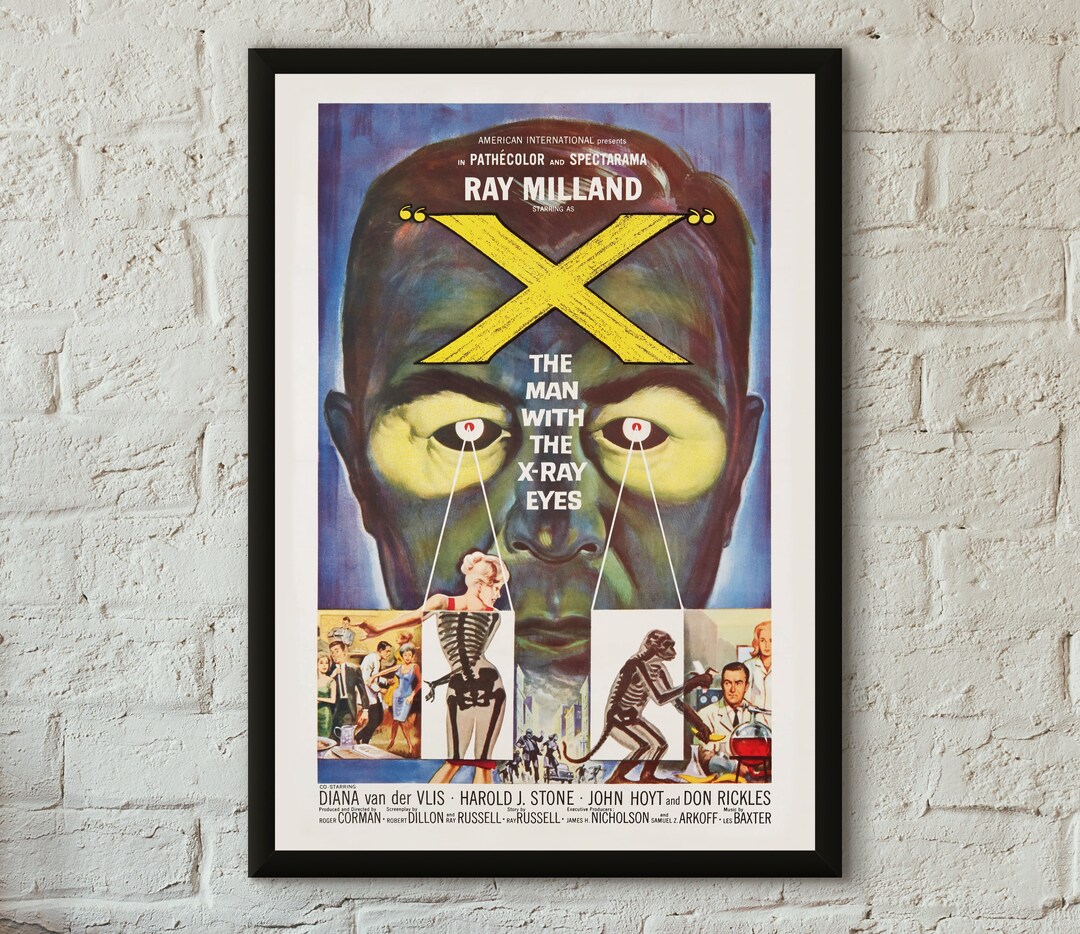 The Man With the Xray Eyes Movie Poster Professionally Printed Studio