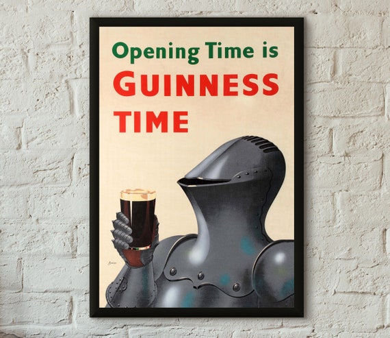 Guinness Alcohol Poster Quality Home Décor Vintage Alcohol Poster Print 