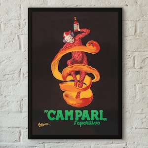 Campari Poster - Professionally Printed - Studio Quality Campari Alcohol Advertising Print