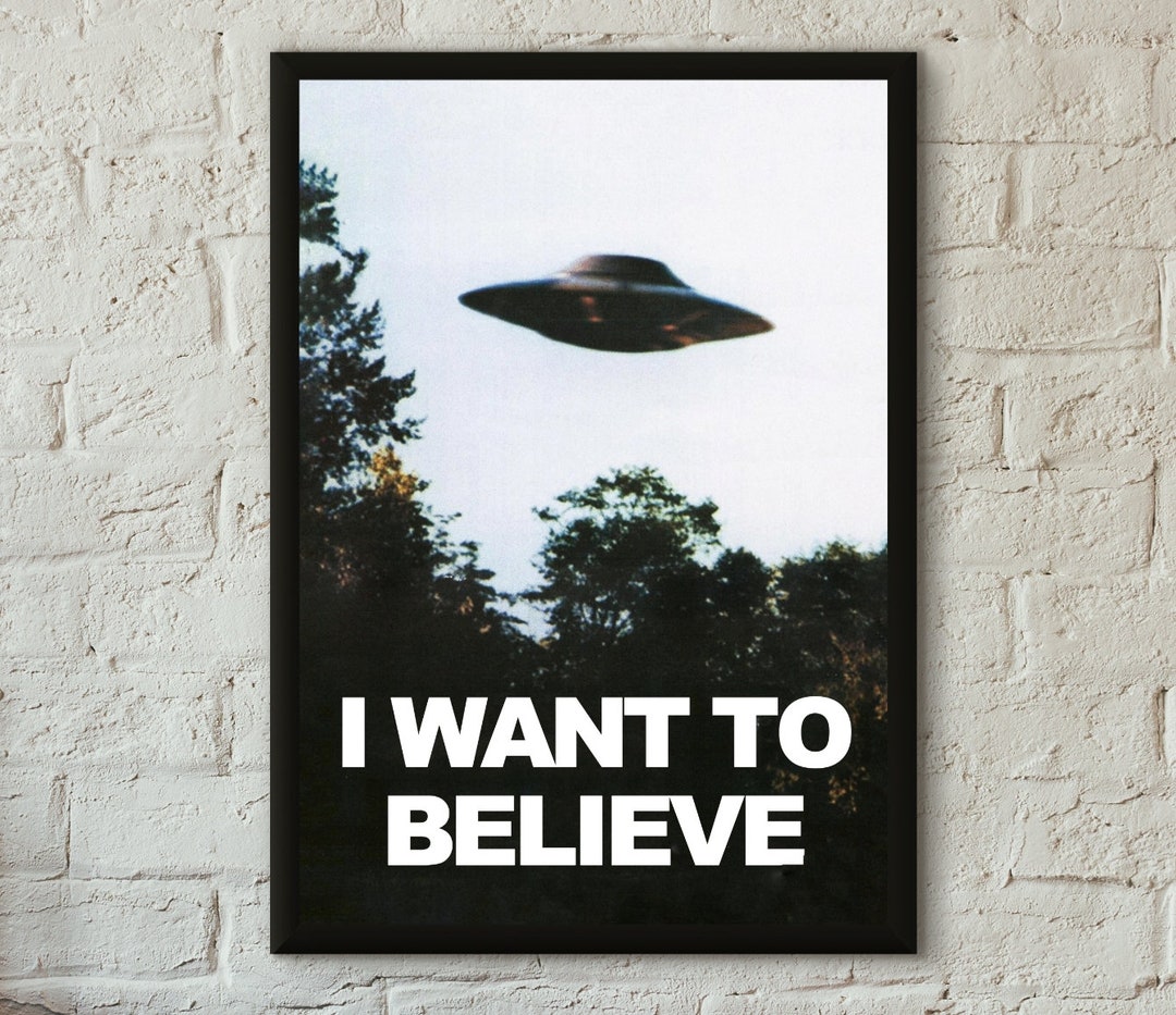 X-files UFO I Want to Believe Poster Professionally Printed Studio Quality X-files Print - Etsy X-files UFO I Want to Believe Poster Professionally Printed Studio Quality X-files Print - Etsy
