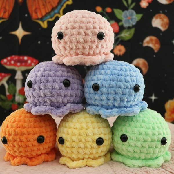 Amigurumi Octopus | Crochet Octopus Plushie | Pocket Octopus