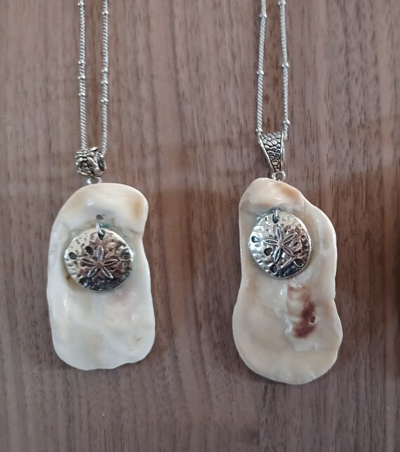 Sand dollar oyster necklace sale