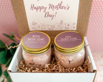 Mothers Day Spa Gift, Mothers Day Care Package, Gift for Mom Ideas, Eco Friendly Gift Set, Gift Basket for Mom, Mothers Day Gift for Sister