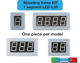 0.56 Inch 7 Segment LED Display Mounting Frame - Frame Case Two Digit ...