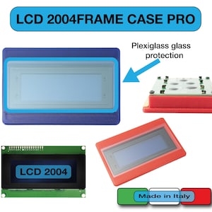 Framebehuizing met ingebouwd LCD-scherm 2004, beschermingsdoos voor Arduino en Raspberry Pi, OLED-display