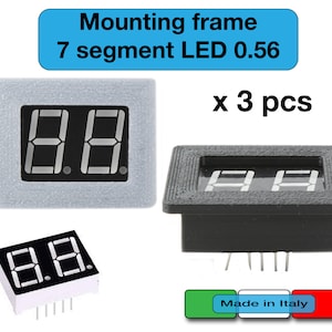 0.56 inch 7-segment LED display mounting frame KIT - two-digit number frame Arduino Raspberri 5621AS