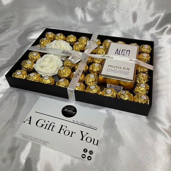 ALIEN PERFUME Gift Set With Ferrero Rocher CHOCOLATES and White