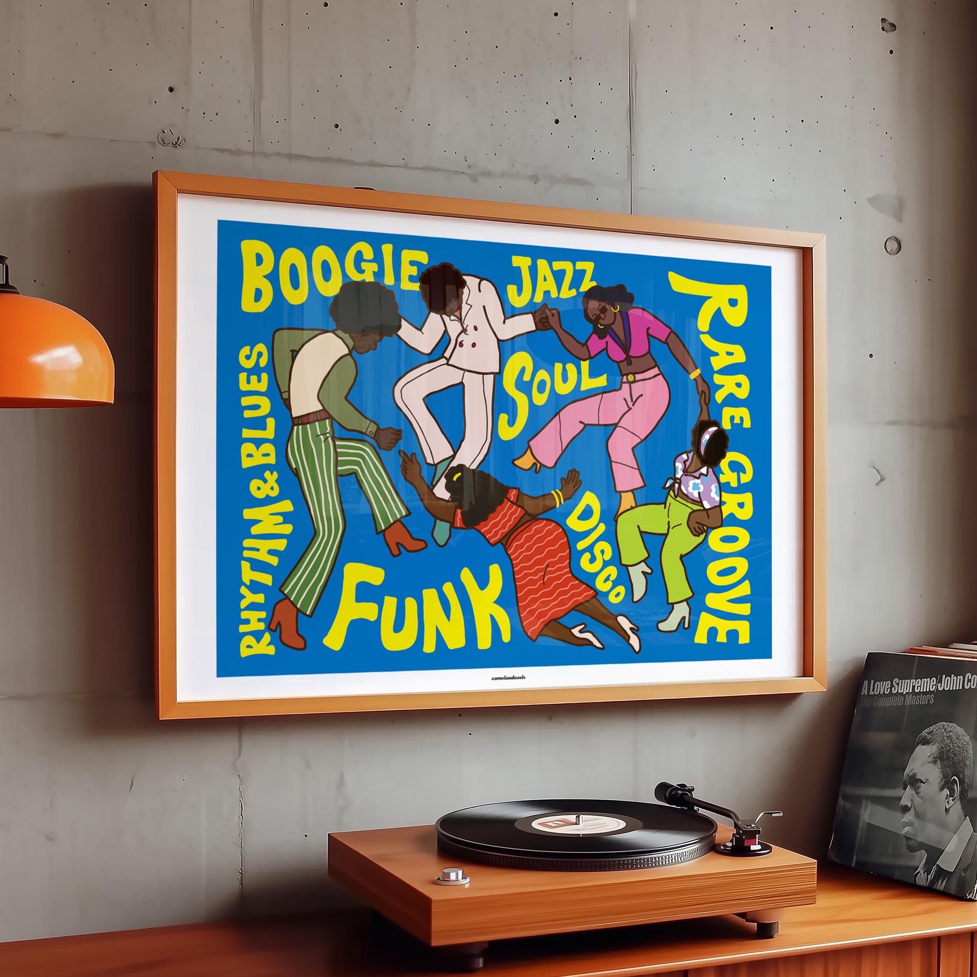 70s Poster Art Soul - Etsy