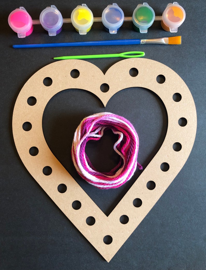 Heart Paint and Weave