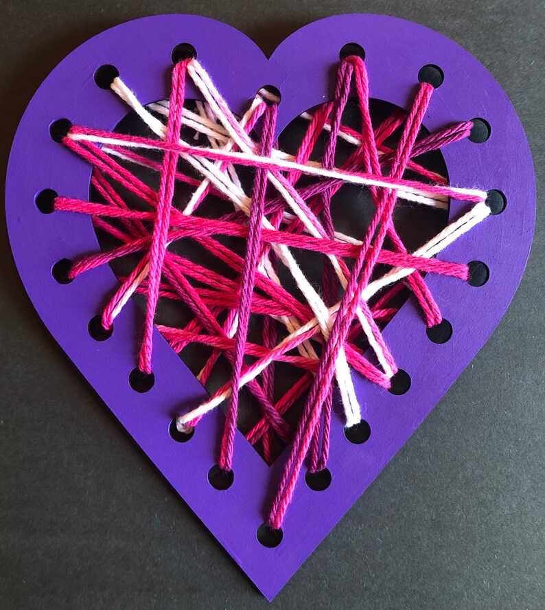 Heart Paint and Weave