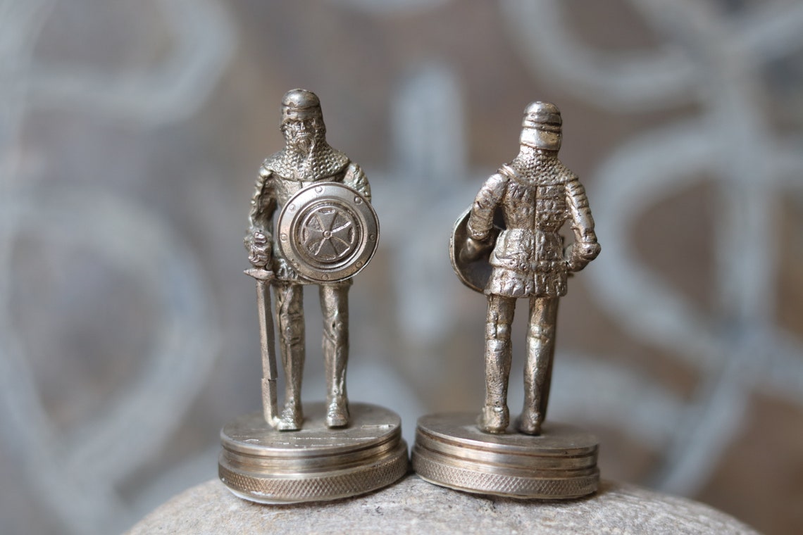 Soldier Sculpture Solid Brass Warrior Statuette Etsy