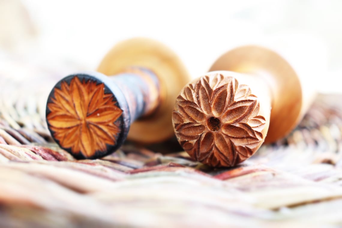 Wooden Dough Roller Carved Playdough Tools Baking Tool Etsy UK