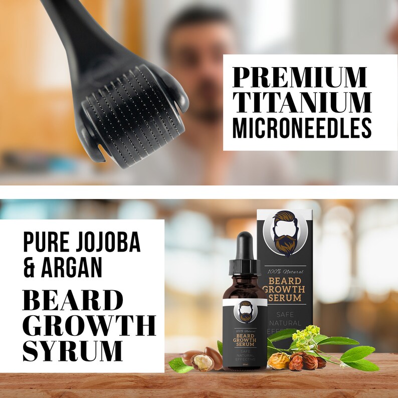 0.25 derma roller for beard