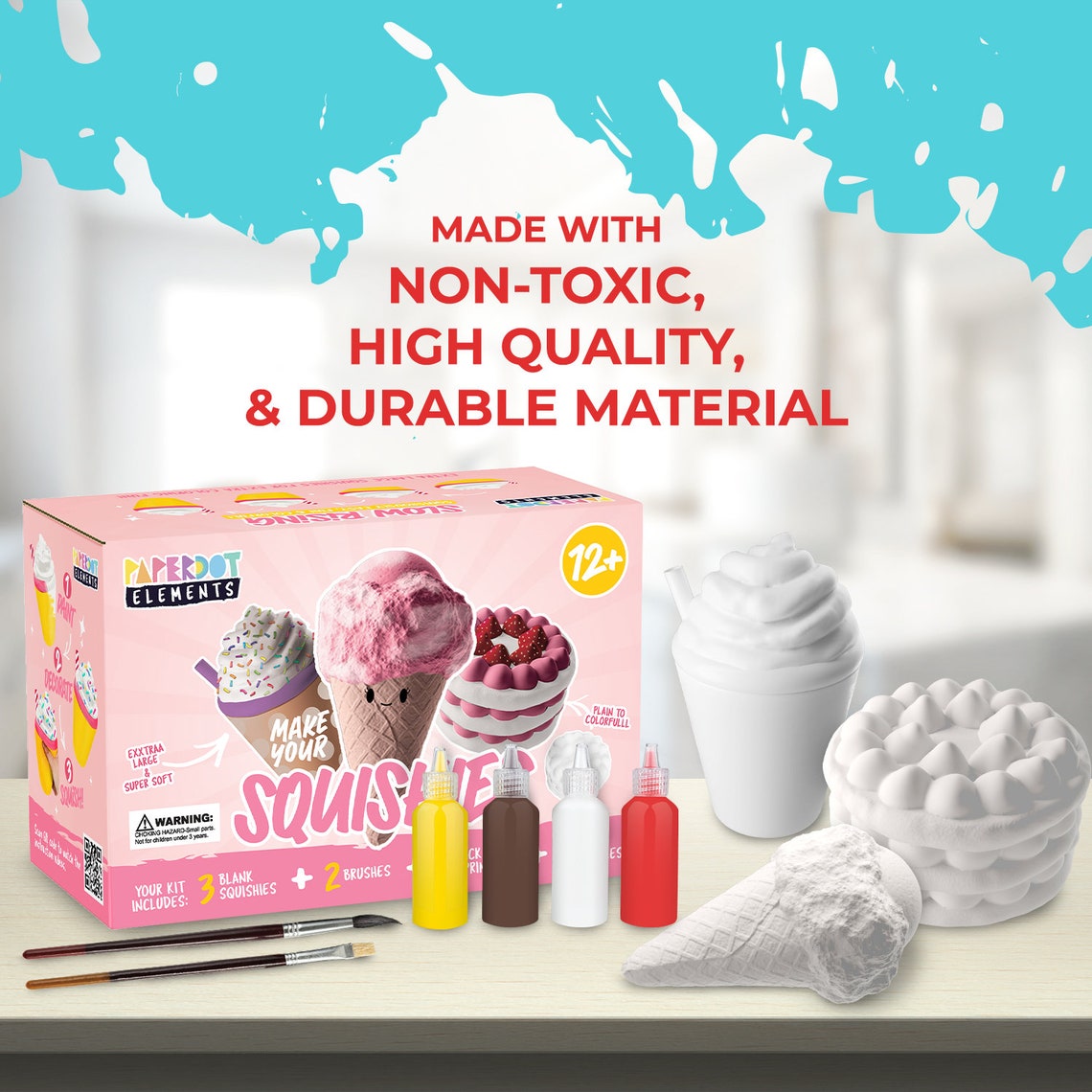 Paint Your Own Squishies Kit DIY Squishies DIY Squishy Set Etsy