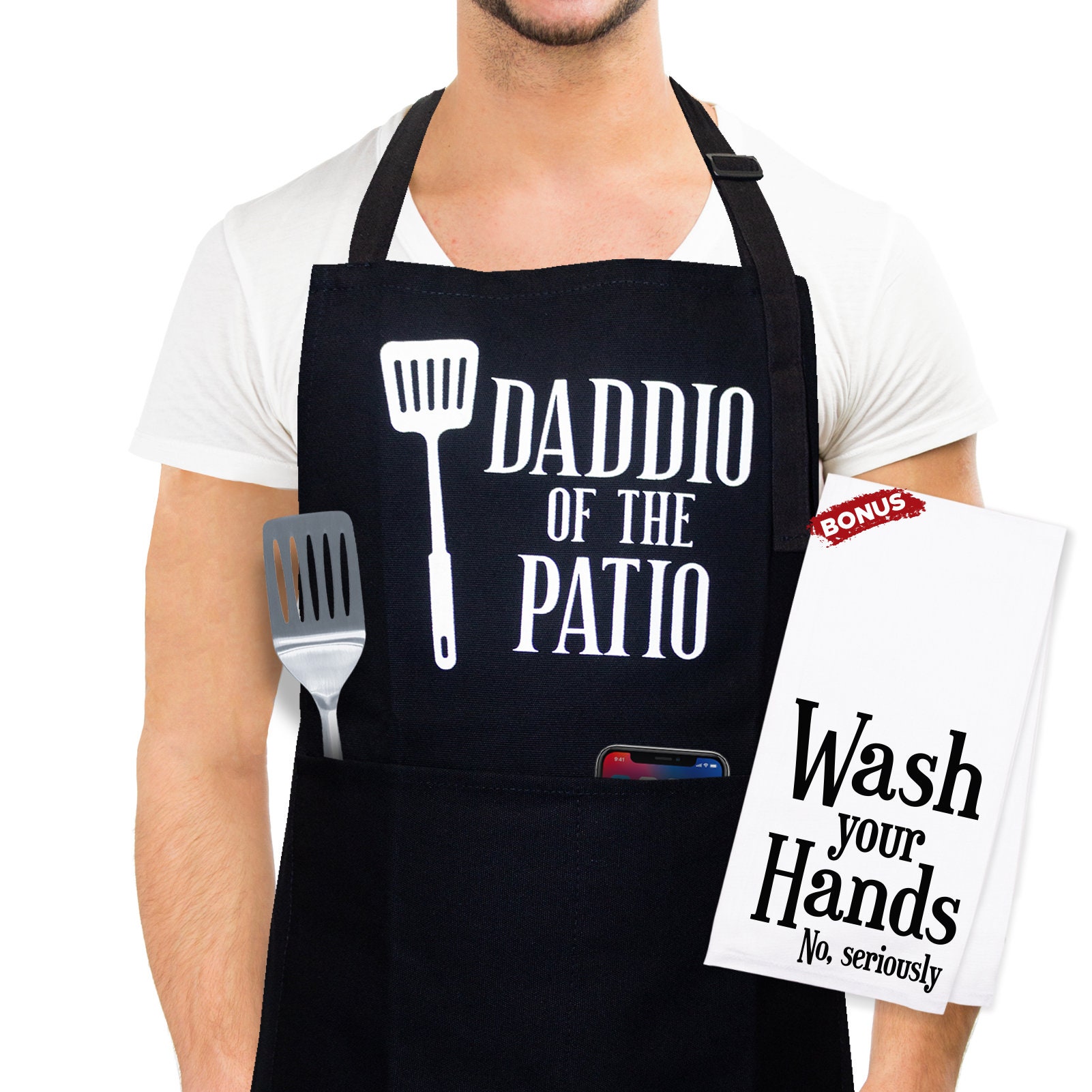 Cooking Apron for Men Grill Apron for Men Grilling Gifts Etsy