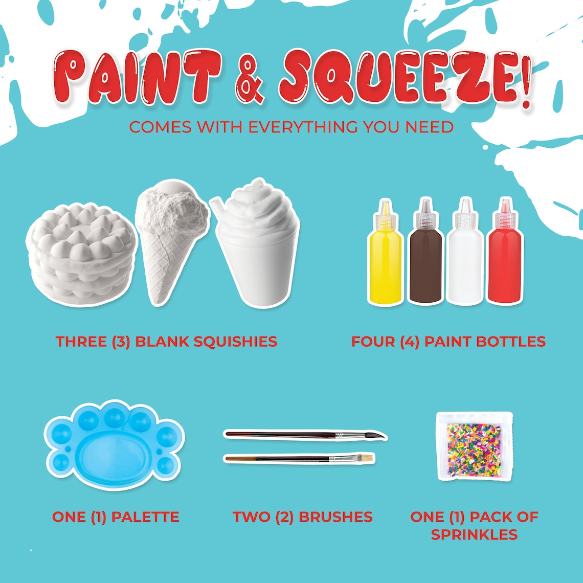 Paint Your Own Squishies Kit DIY Squishies DIY Squishy Set Etsy