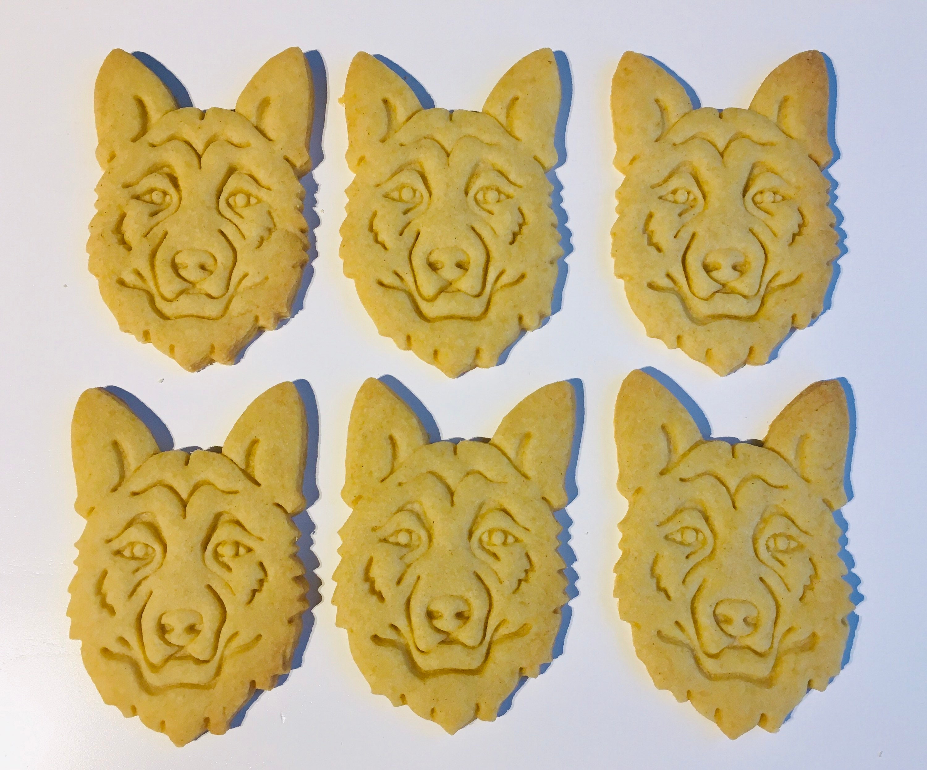 German Shepherd Shaped Shortbread Biscuit Box Etsy UK