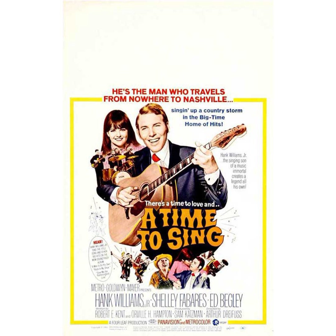 A Time to Sing DVD 1968 Hank Williams Jr. Plus Bonus Ozark Jubilee TV Show 1959, RARE Plastic