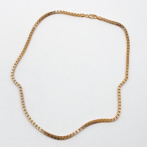 Vintage 925 Silber vergoldet Kette aus Italien