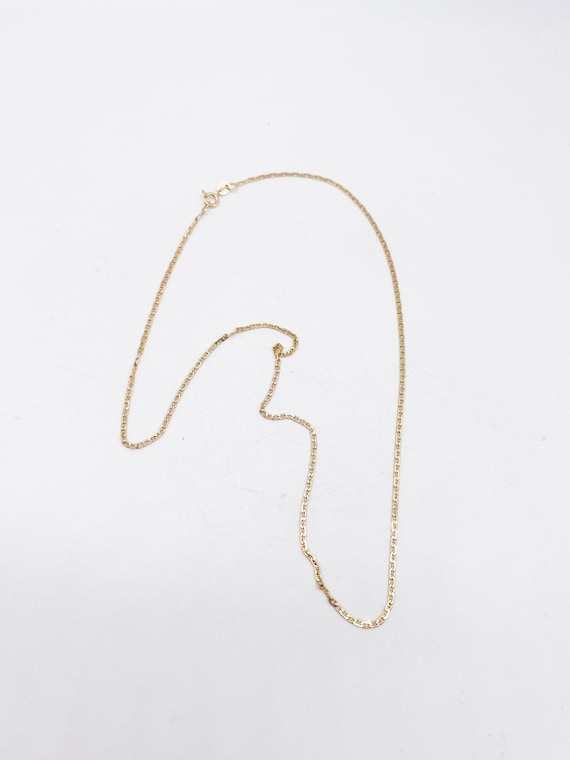 Italienische 60er Jahre 14k Gold 585 Gold Kette