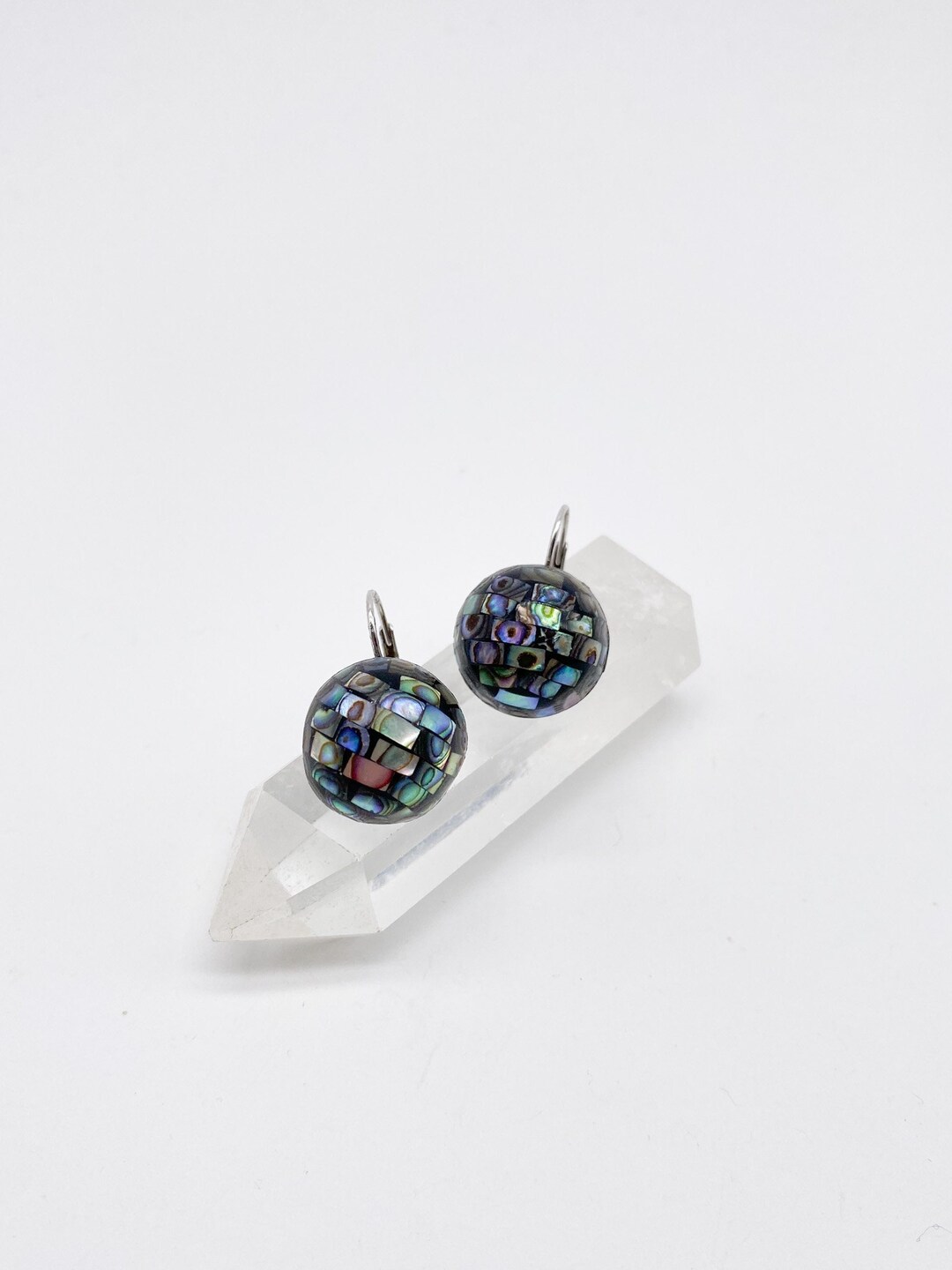 Ohrringe Paua Abalone Muschel, Klein - - Shop