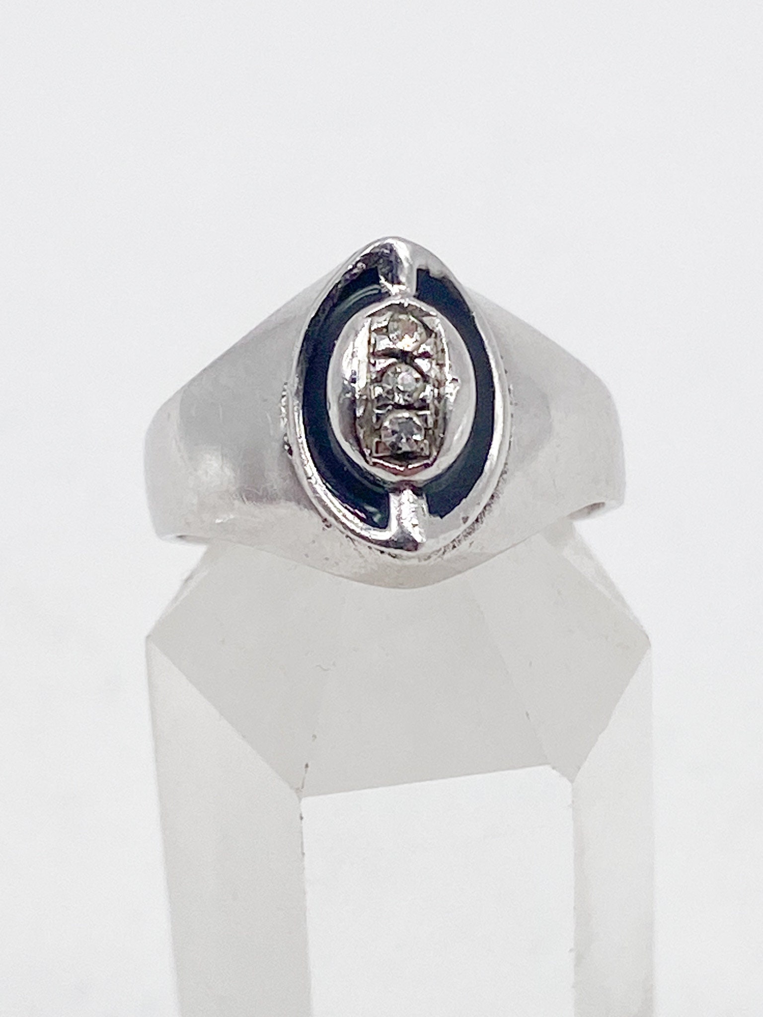 Bague Vintage Argent 925 Fantaisie - Modèle N60 - Occasion - Bijou Ancien
