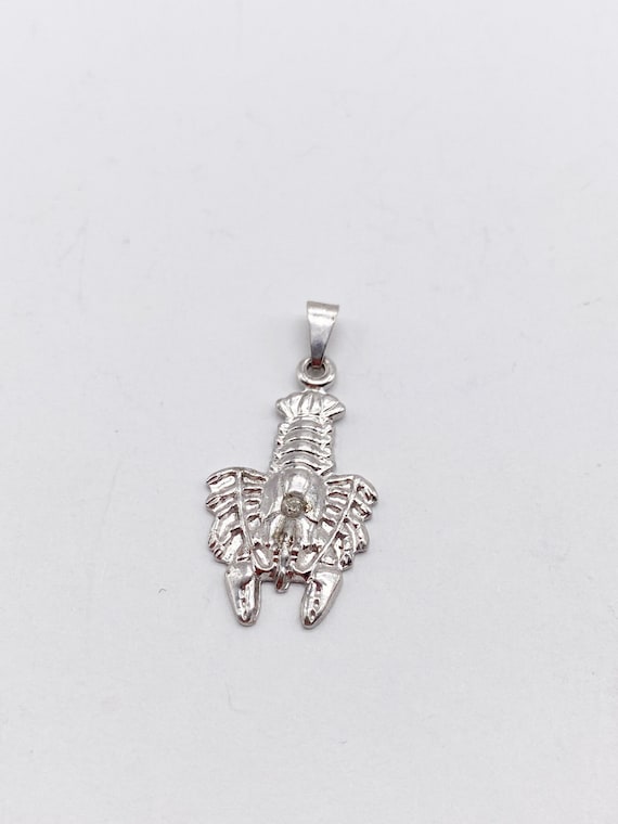 Vintage Sternzeichen Anhänger Krebs 925 Silber Tierzeichen Glücksbringer Anhänger Geschenk Freundin silberner Anhänger Krebs