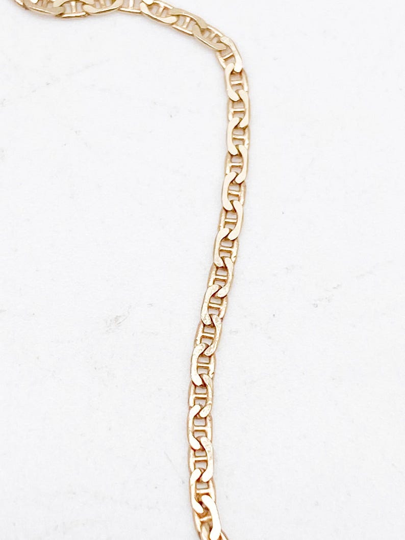 Italienische 60er Jahre 14k Gold 585 Gold Kette zdjęcie 4