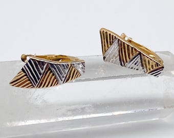 14k 585 guld vintage örhängen