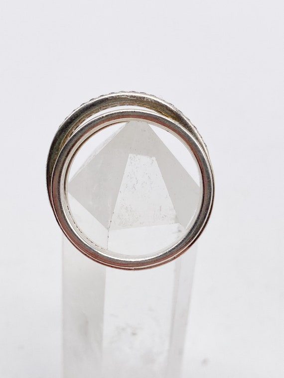 Pandora Ring 925 Silber mit weißen Steinen- Größe… - image 4