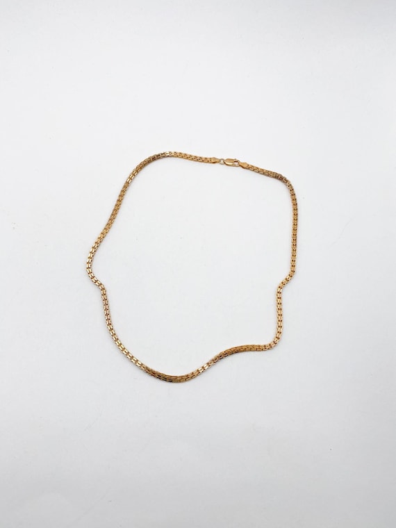 Vintage 925 Silber vergoldet Kette aus Italien