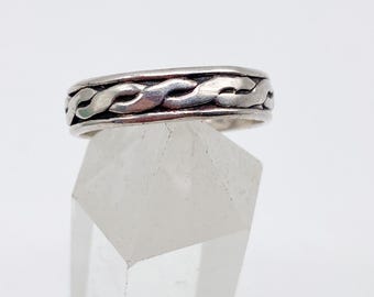 Vintage Ring unisex 925 Silber Größe 59 - 18,8 mm