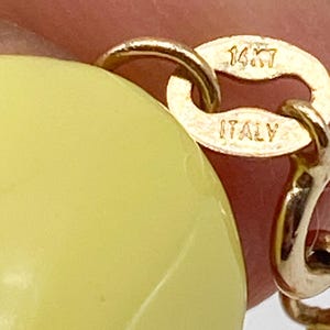 Italienische 60er Jahre 14k Gold 585 Gold Kette zdjęcie 5