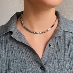 Massive Vintage 925 Silber Glieder Kette
