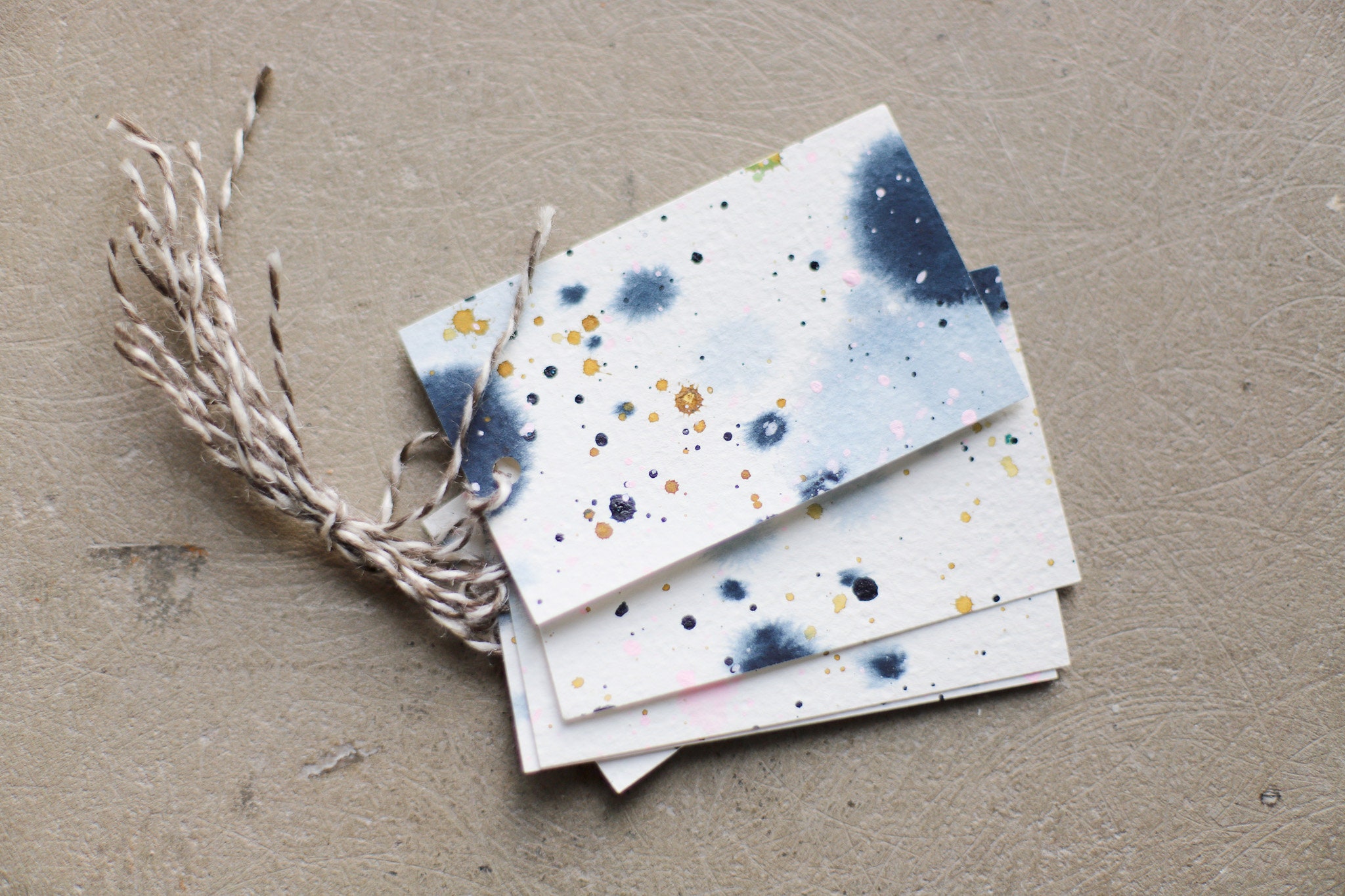set-of-5-hand-painted-gift-tags-wedding-favour-tags-gift-labels